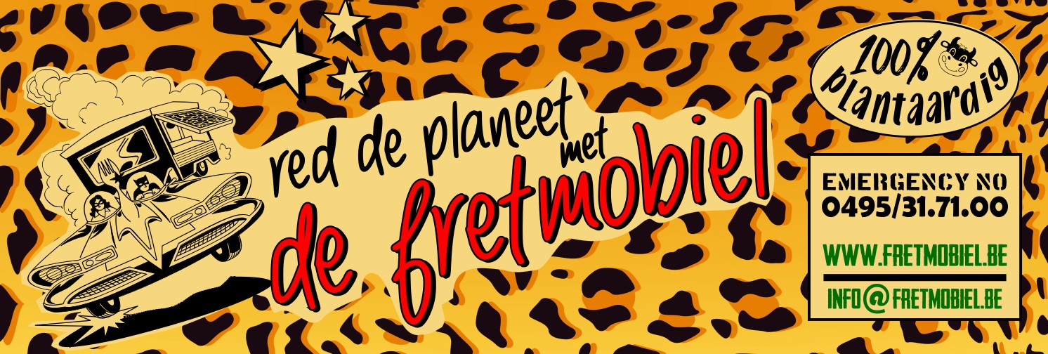 Red de planeet met De Fretmobiel - Vegan foodtruck